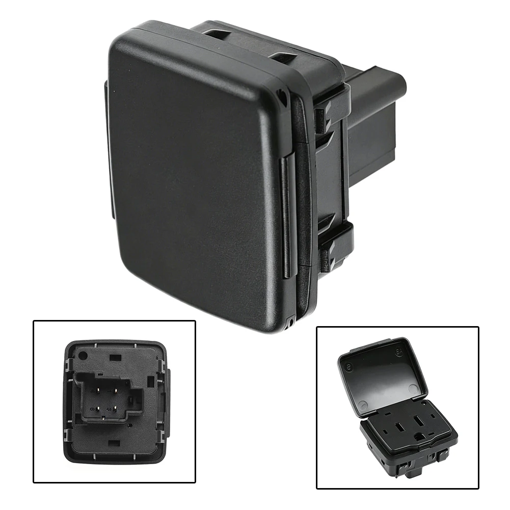 150W AC Inverter Socket Center Console Outlet High-strength ABS Material Direct Replacement Part 110 Volt AC Output