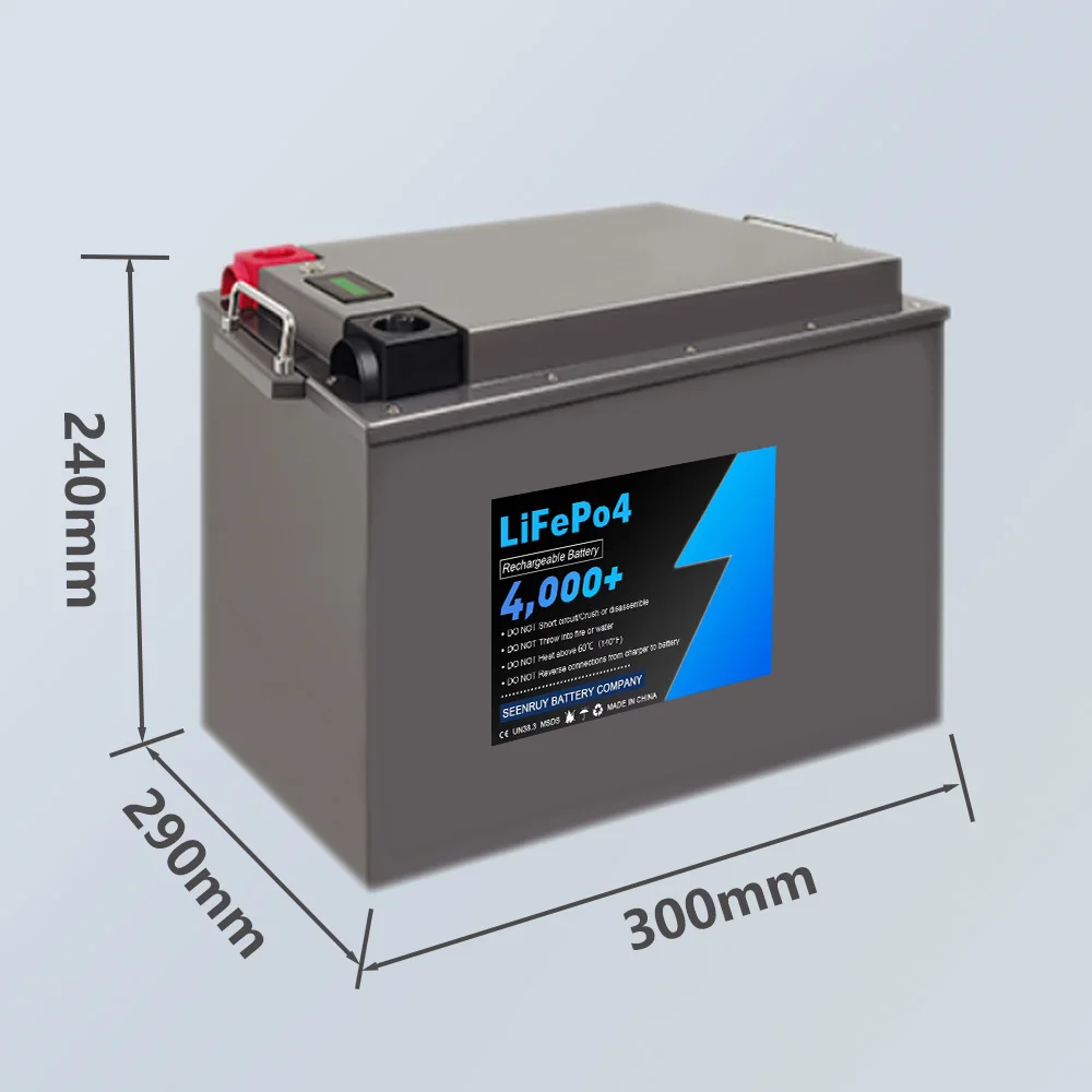 12v 250AH Lifepo4 Rechargeable Battery Pack Lithium Iron Phosphate for truck RV with BMS Optional Bluetooth and 20A Charger