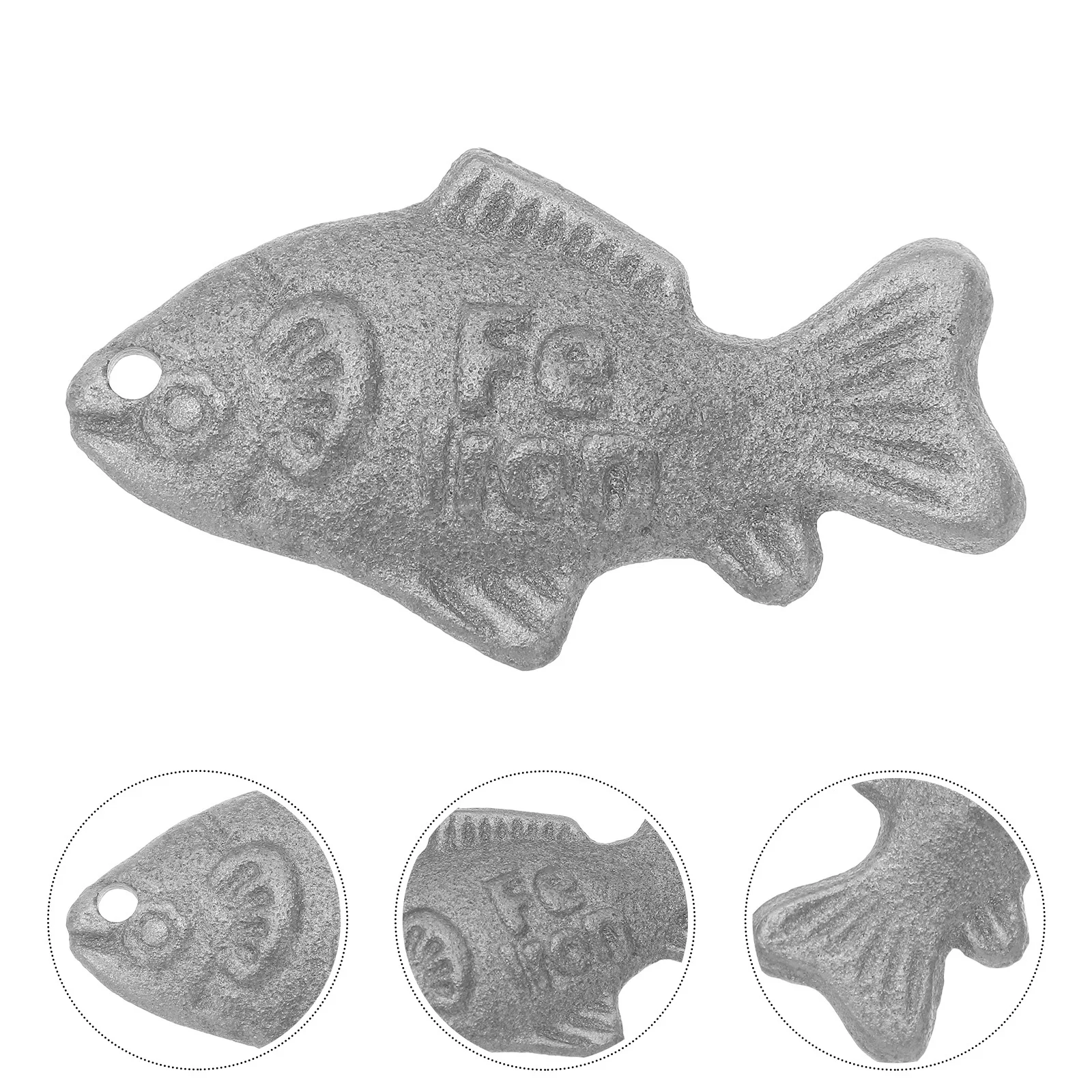 

4Pcs Iron Fish for Cooking Natural Source of Fe Supplement Iron Deficiency Support Tool Safe Cookware for Stews Soups Vegans