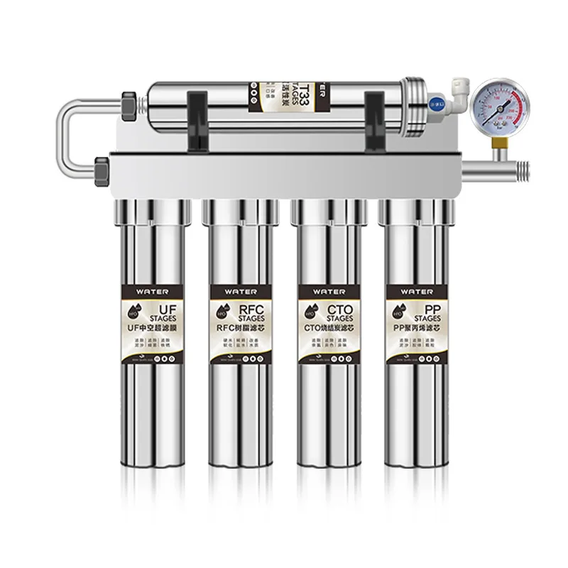 Kitchen Sink Stainless Steel Water Filter System Water Purifier Level 5 Ultrafiltration System Household Drinking Water Filter