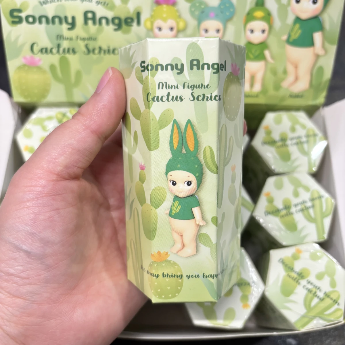 

Sonny Angel Mini Figure Cactus Series Blind Box toy for girl Random box doll Lucky box Rabbit Monkey Mouse Parrot SAS65640