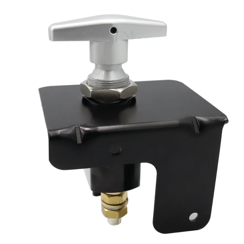 Battery Switch RV Cutoff 12V Battery Switch Cast Iron Fixing Handle Two 10mm Threaded Rods 500A Continuous Current