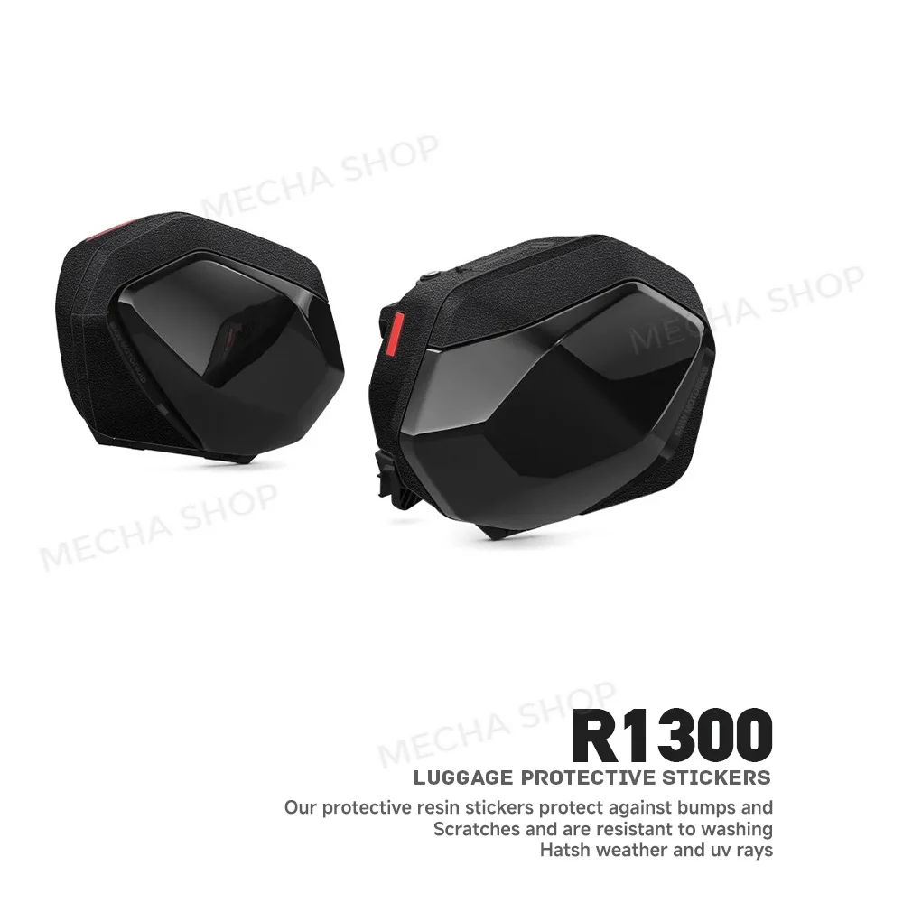 For R1300R R1300RS 2025 2026 Motorcycle Suitcase Stickers Protective PEVA Frosted Anti-slip Sticker