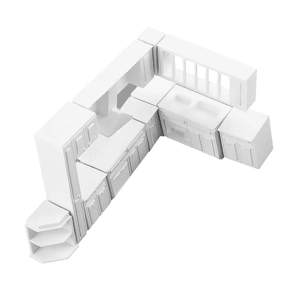 Model Buildings Accessories 1:25 Kitchen Model Furniture for Table