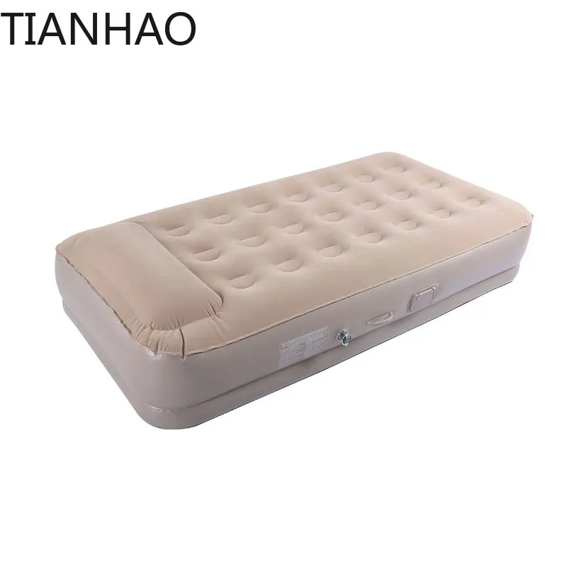 Modern Portable Inflatable Air Mattress With Electric Pump for Bedroom & Outdoor Use Backpacking Guest Bed Sleeping Furniture