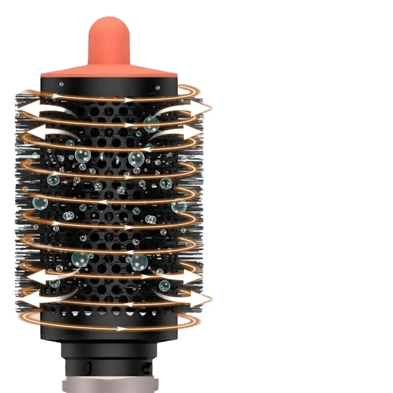 Large Round Volumizing Brush Replacement Accessory Compatible with Airwrap Hair Curler Styling Tool Attachment