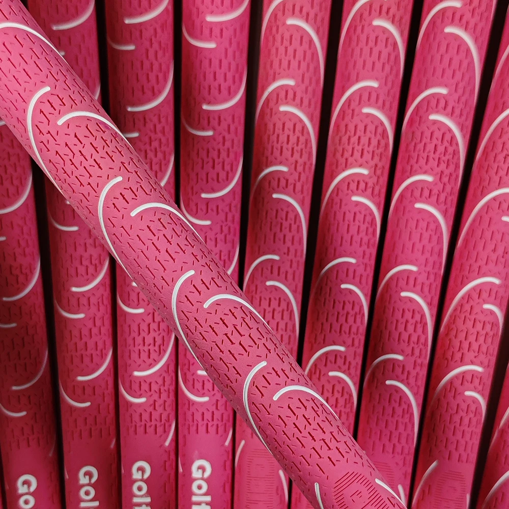 13pcs/lot Pink Golf Clubs Grips Rubber Golf Grips for Choose Women Grip Anti Slip Golf Club Grip Standard Free Shipping