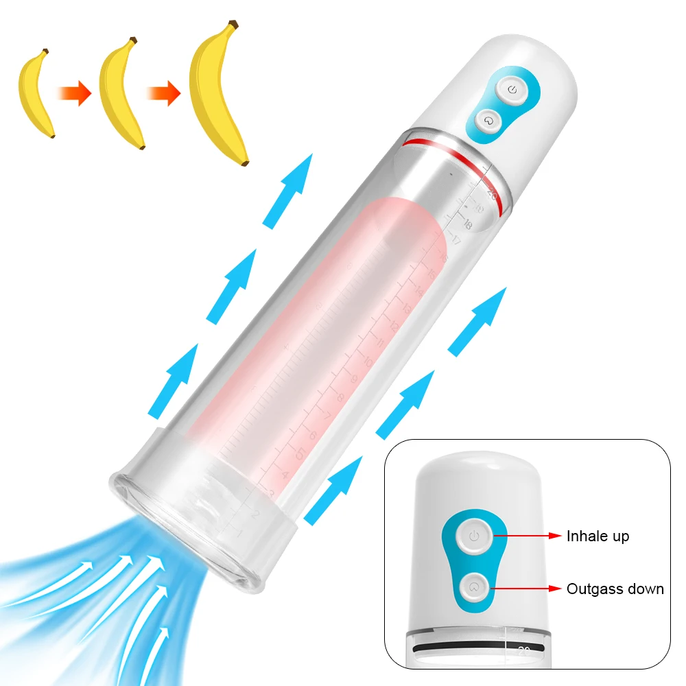 Electric Penis Pump Penis Enlargement Sex Toys for Men Extend Pump Penis Extender Male Masturbator Dick Vacuum Pump Adult Goods