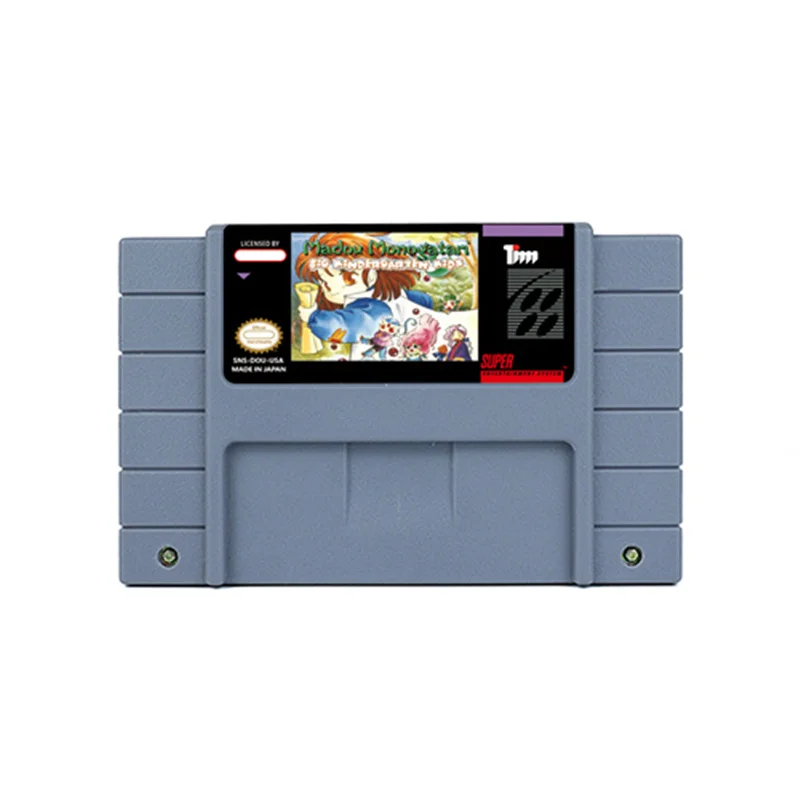 Madou Monogatari - Big Kindergarten Kids RPG Game for USA EUR Version SNES 16 Bit Retro Cart Children Gift