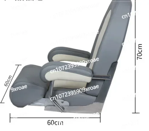 

Deluxe Boat Seat for Boats Boat Captain Seat Marine Grade Swivel Folding Luxury Marine Comfortable