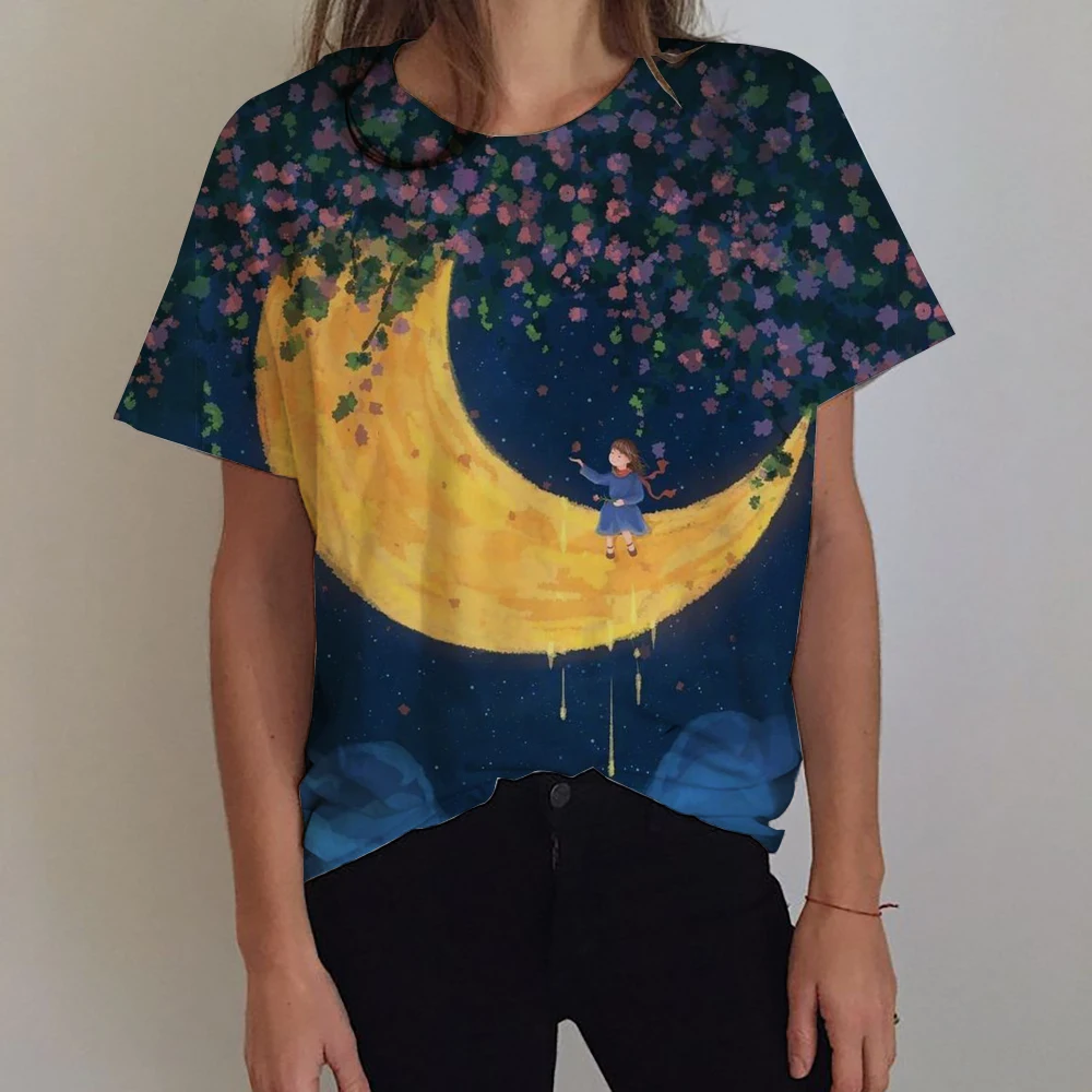 

Harajuku модная женская футболка с 3D принтом Leaf уличная женская футболка женская рубашка с короткими рукавами и круглым вырезом y2k верхняя одежда