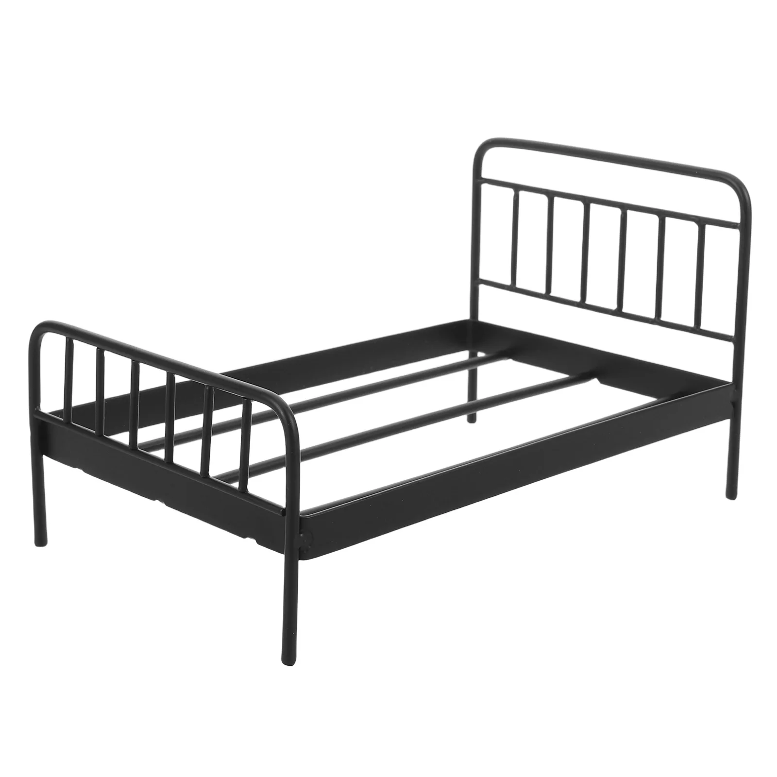 Meubles miniatures pour lit de bébé, jouets, accessoires pour maison de poupée, modèle de chambre à coucher, décoration superposée en fer