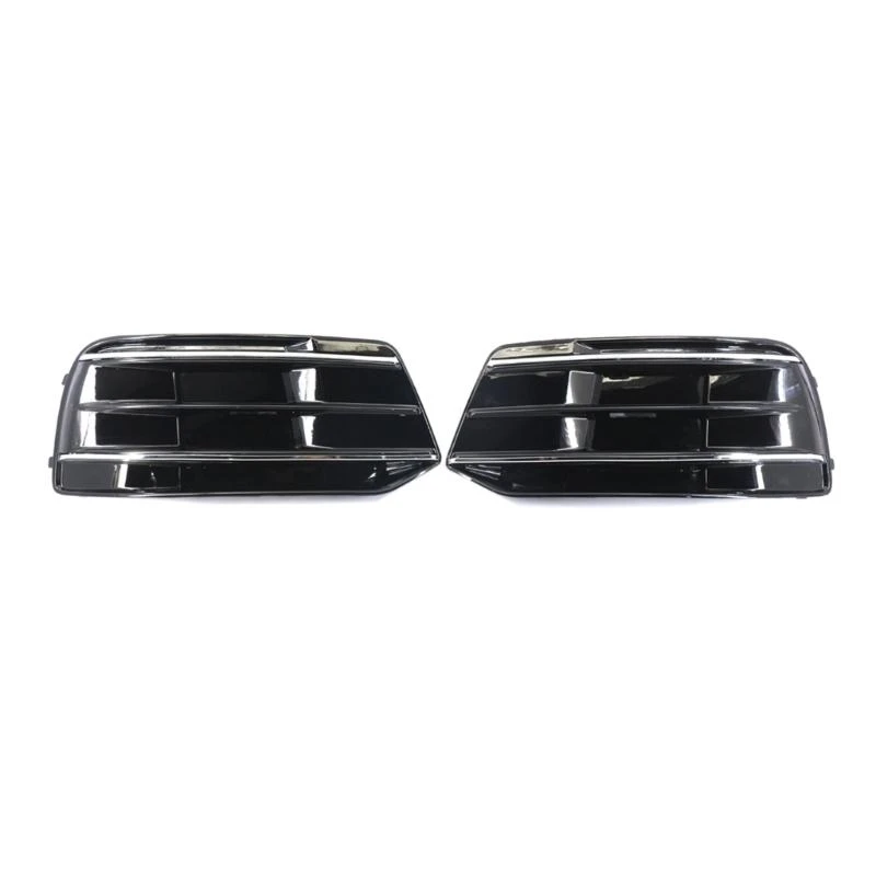 

2Pcs Front Bumper Grille Fit for Q5 2018-2022 Front Grills Bumper Fog Lights Cover Housing Lamp Frame Trim Replacement