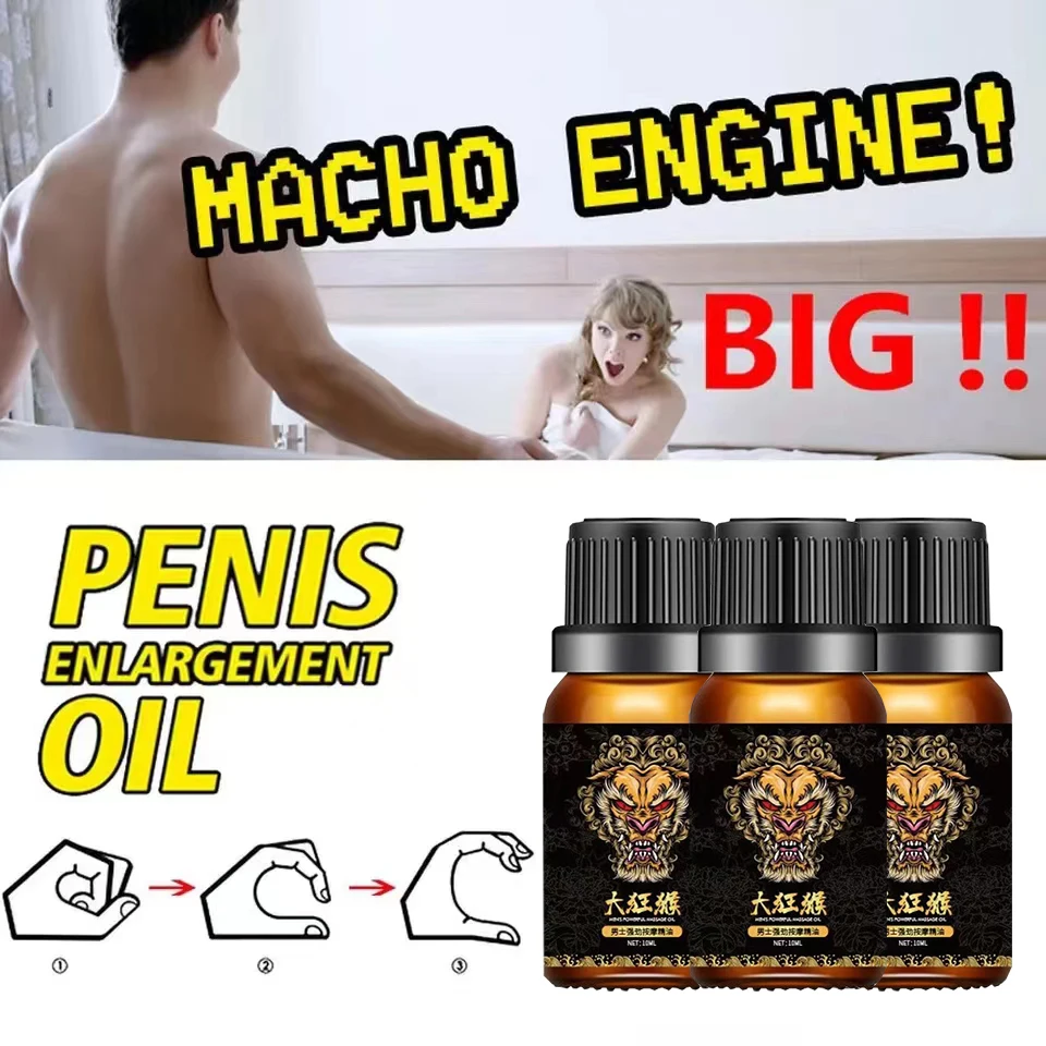 

Penis Erectile Enlargement Oil for Men Growth Thickening Cock Erection Enhance Products Accelerates Male Penile Bigger