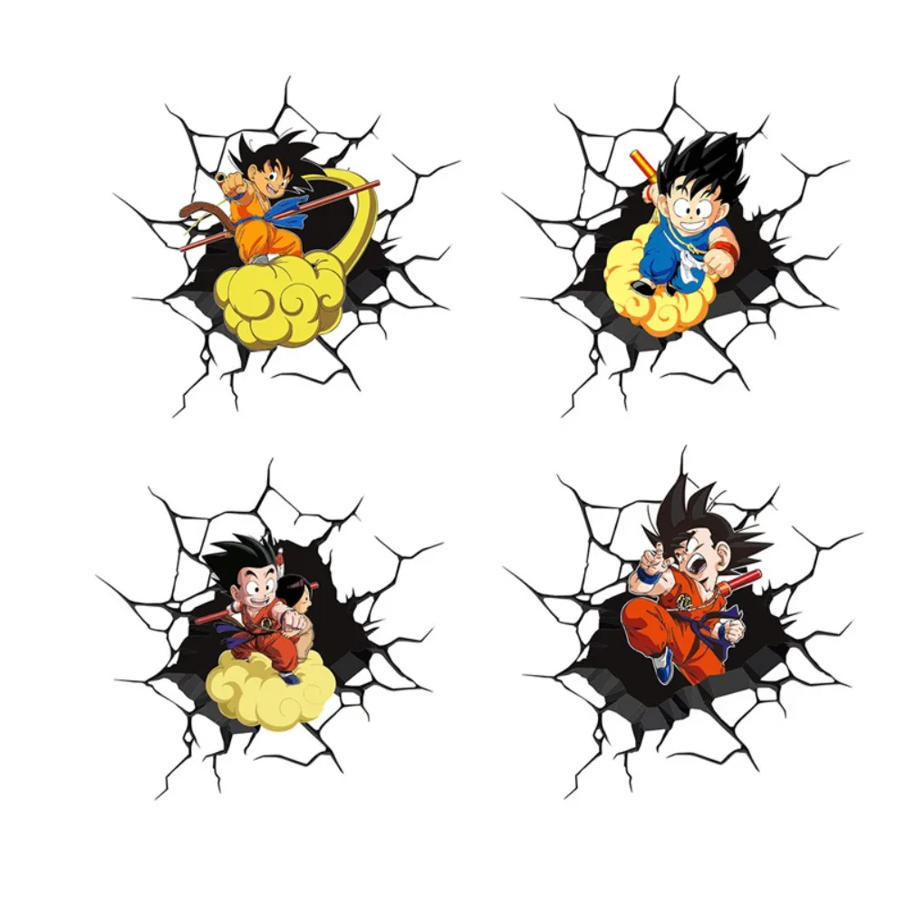 Dragon Ball Anime New Car Stickers Exterior Accessories Fashion Wall Art Decal Cartoon Cute Home Decorations Paster Kawaii Gifts