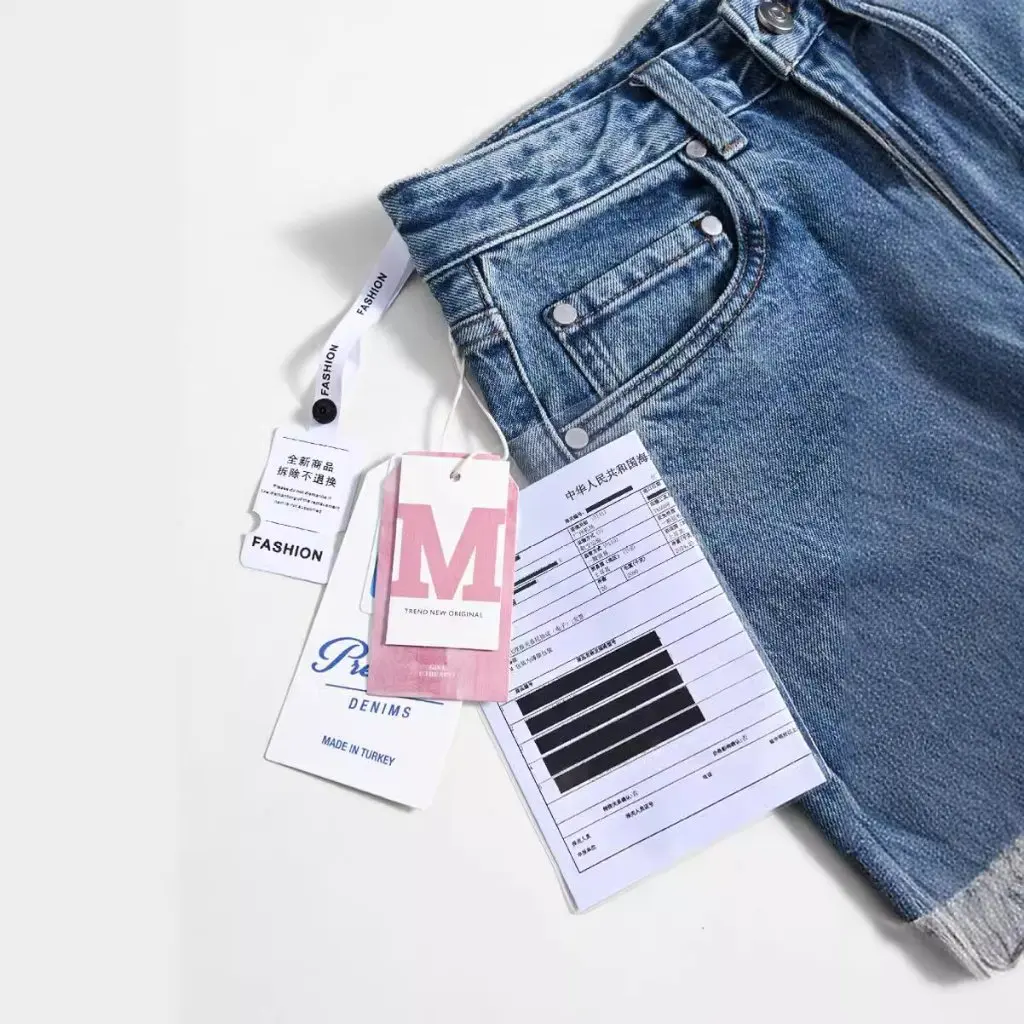 

Женские прямые джинсы с высокой талией, свободные широкие брюки, повседневные свободные брюки ранней осени BOSSA из турецкой ткани