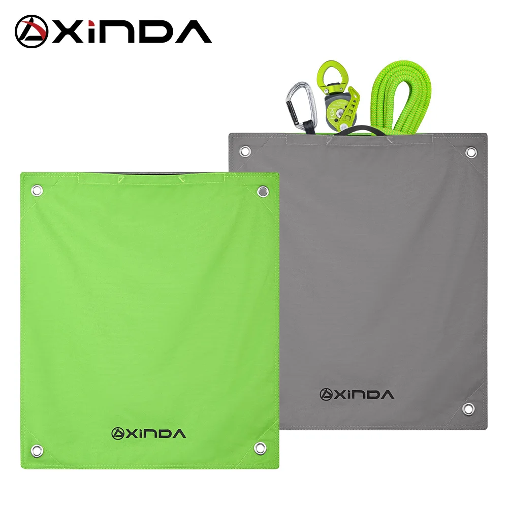 Xinda Rock Climbing Rope Bag Cord Carry Bag Hiking Shoulder Backpack Folding Portable Waterproof Backpack Ground Mat
