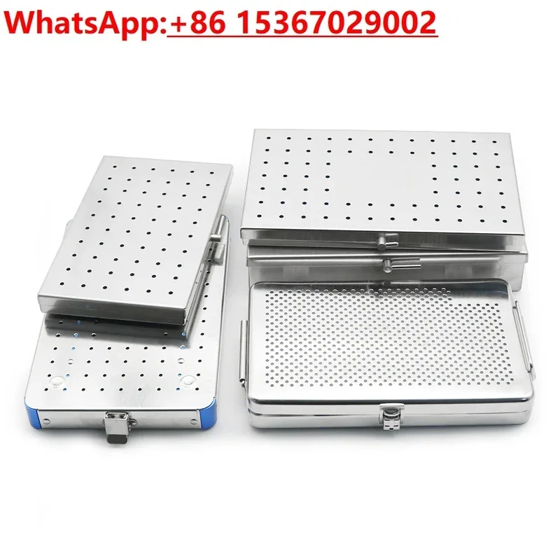 Ophthalmic Surgery Microsurgical Instruments Tools High Temperature and High Pressure Silicone Stainless Steel Sterilization Box