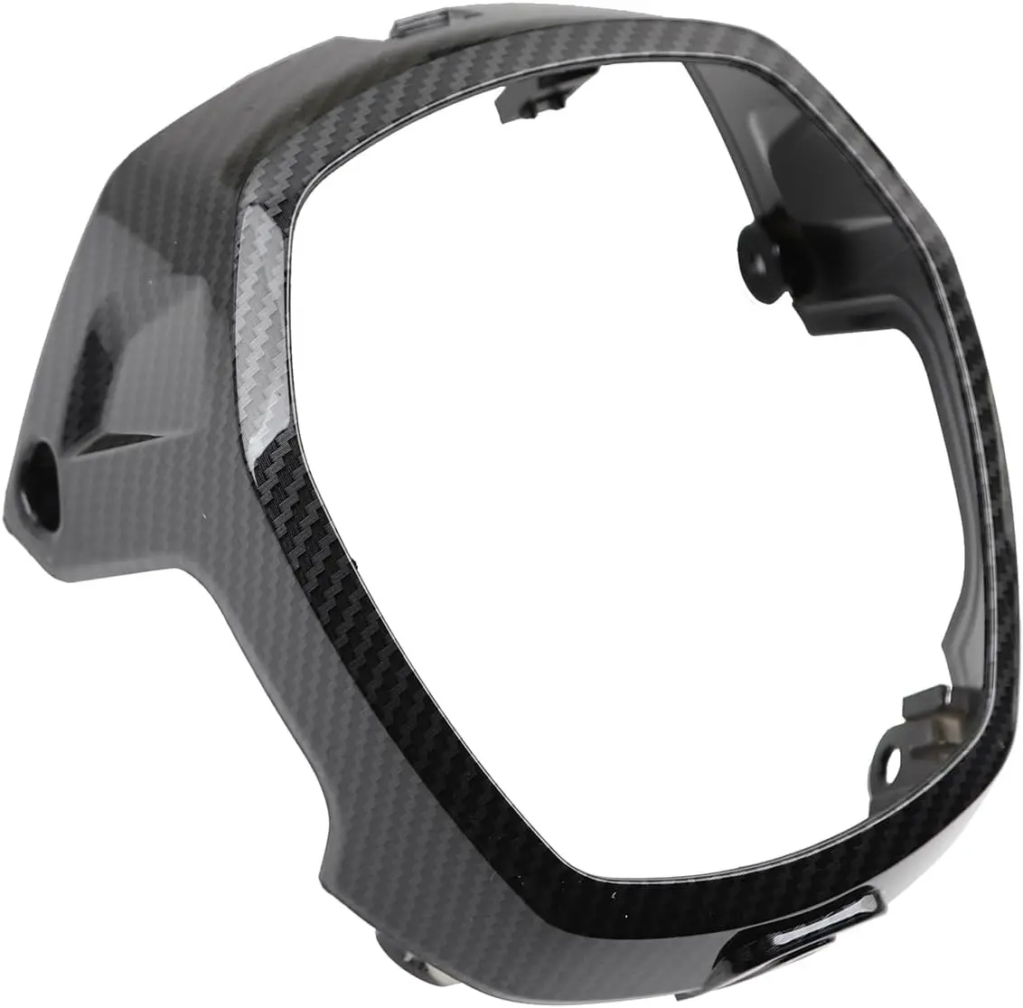 Motorcycel Head Light Cover in ABS Material Compatible with Honda NAVI 2022 2023,Black