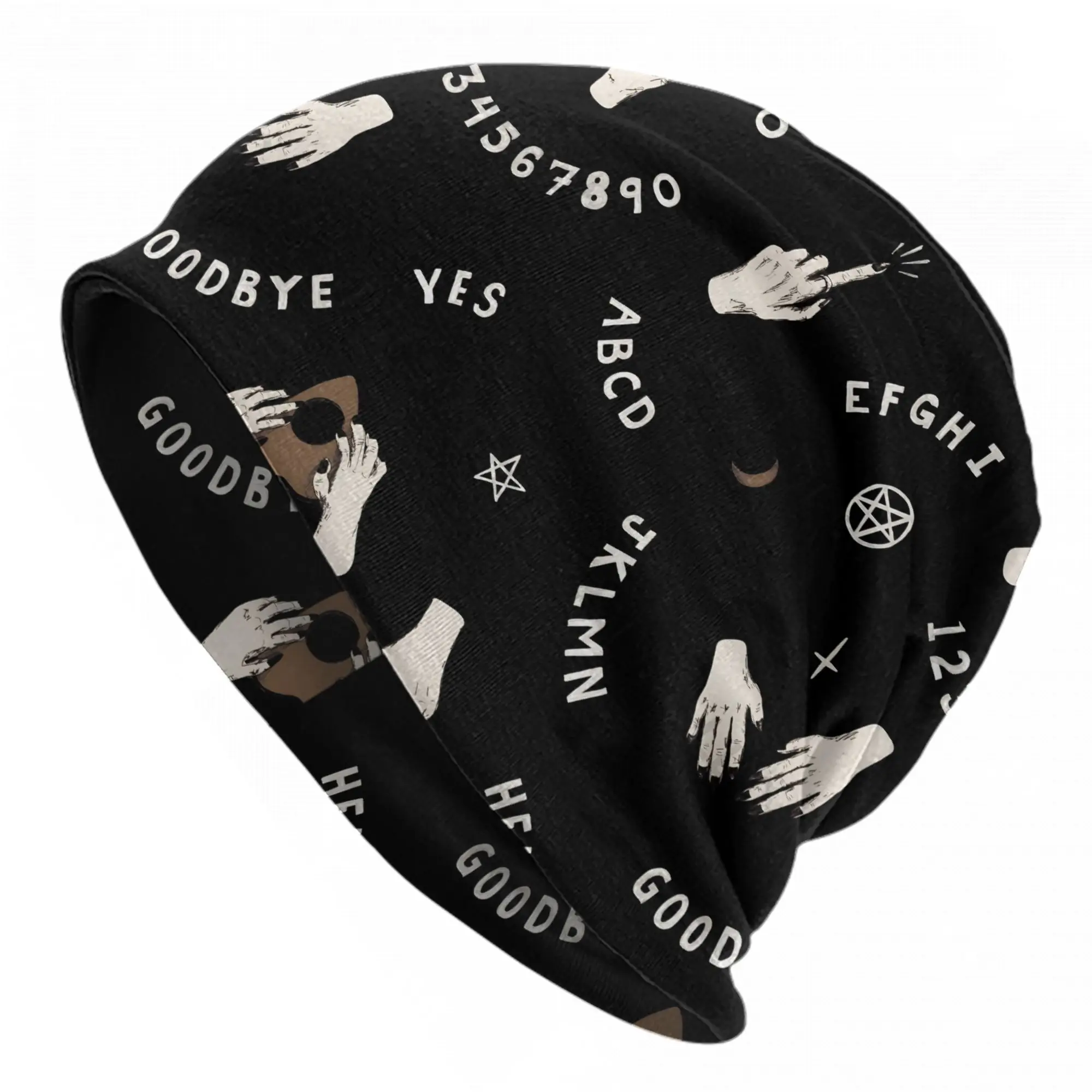 Ouija Board Skullies Beanies Hat Mystical Autumn Winter Unisex Ski Caps Warm Multifunction Bonnet Hats
