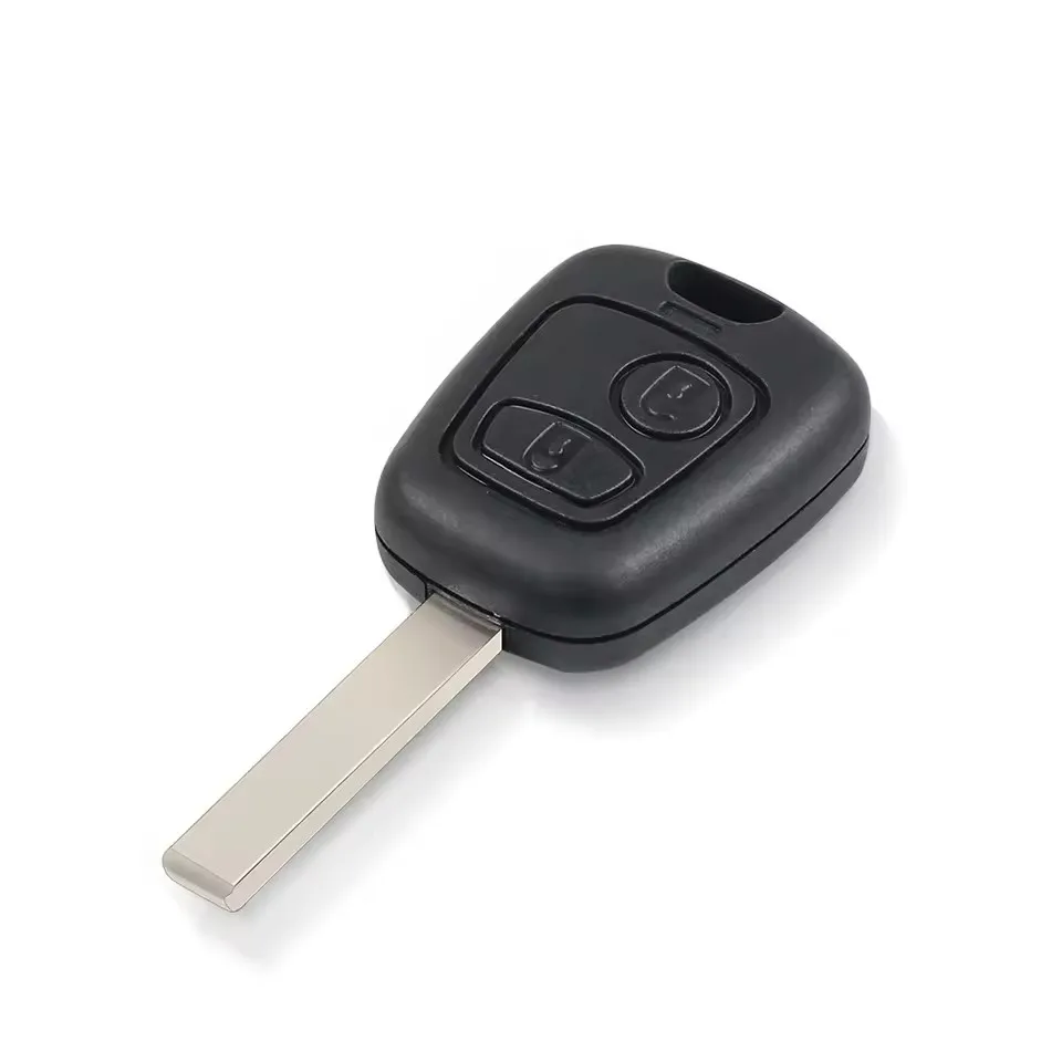 

KEYECU Сменный чехол для дистанционного ключа автомобиля с 2 кнопками для Citroen C1 C4 для Peugeot 106 107 207 307 407 206 306 406