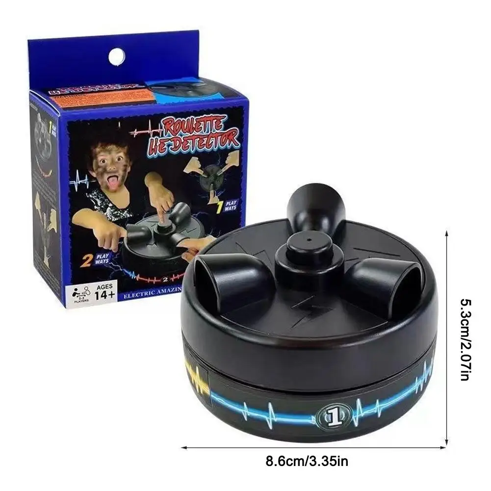 전기 충격 손가락 거짓말 감지기 행운의 전기 충격 룰렛 샷 감압 장난 트릭 농담 재미있는 장난감