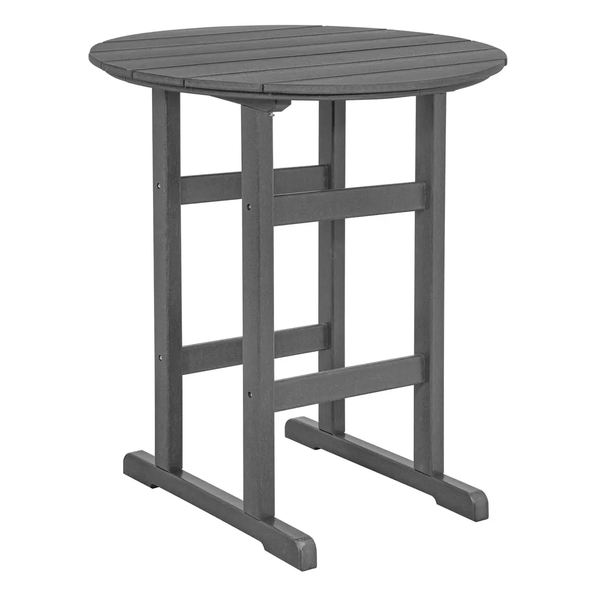 

Adirondack Round Bar Table, 39 Inch Height Patio Large Pub Table for 4, All Weather HDPE High Top Bistro Counter Tabl for Outsid