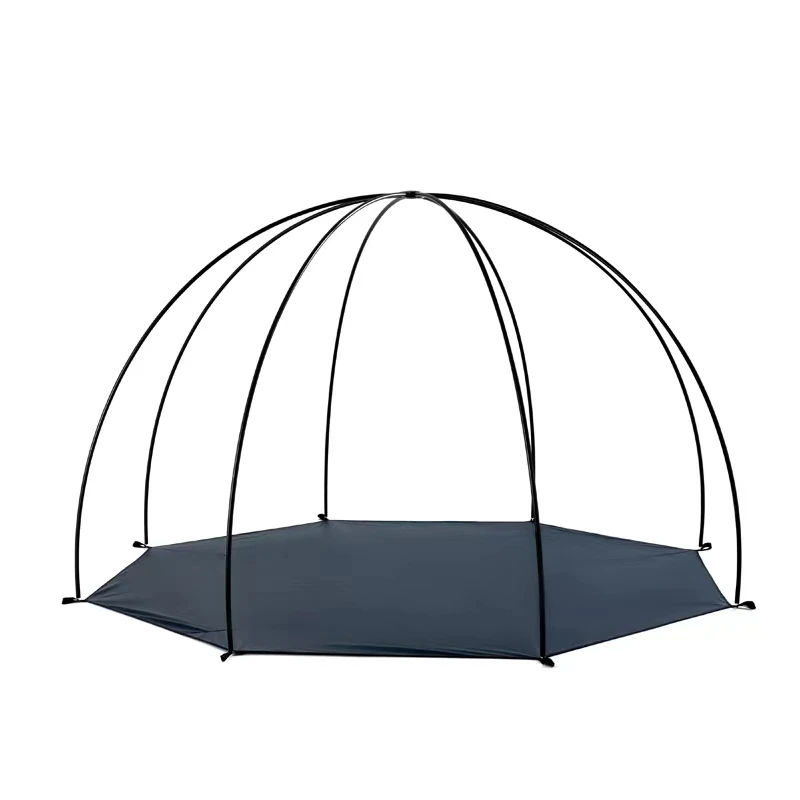 Outdoor camping hemispherical octagonal star portable tent luxury large space double thickened windproof rain sunscreen