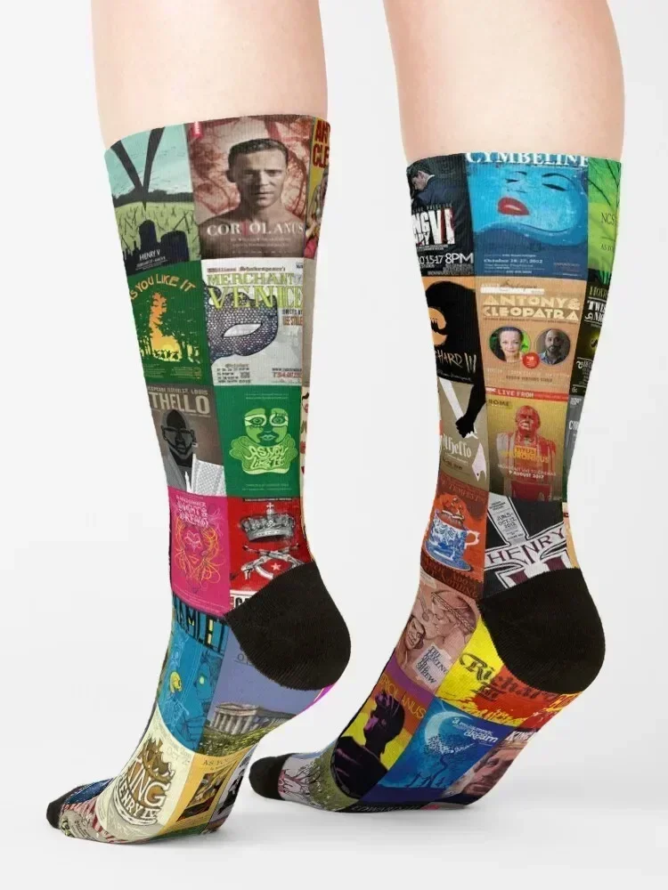 شكسبير يلعب الجوارب اصبع القدم الرياضية لطيف رياضة الرجال القطن جودة عالية الرجال الجوارب النسائية