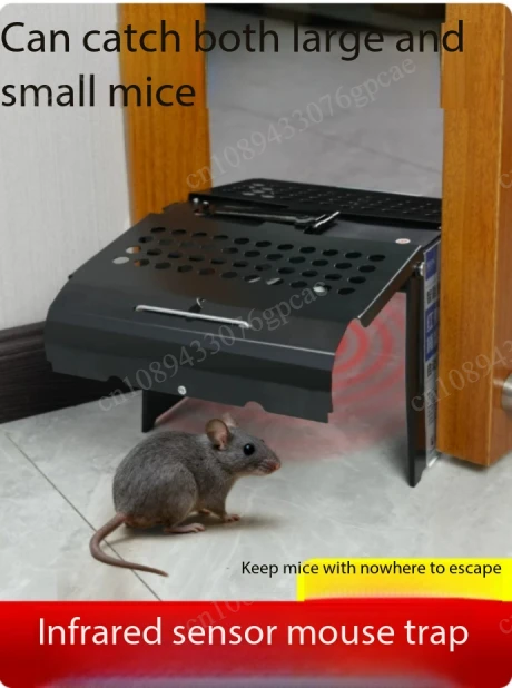 Automatic Rat Catcher Reusable Pest Control Device Upgraded Infrared Induction  Smart Electric Mouse Trap Infrared Sensor