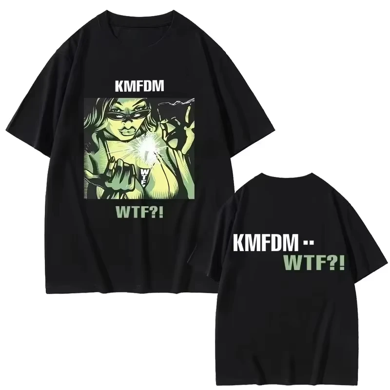 2026 Rock Band Kmfdm Tour 97 Graphic Print T-shirt Summer Men Women Vintage Gothic Punk Streetwear Male Casual Ins Y2k