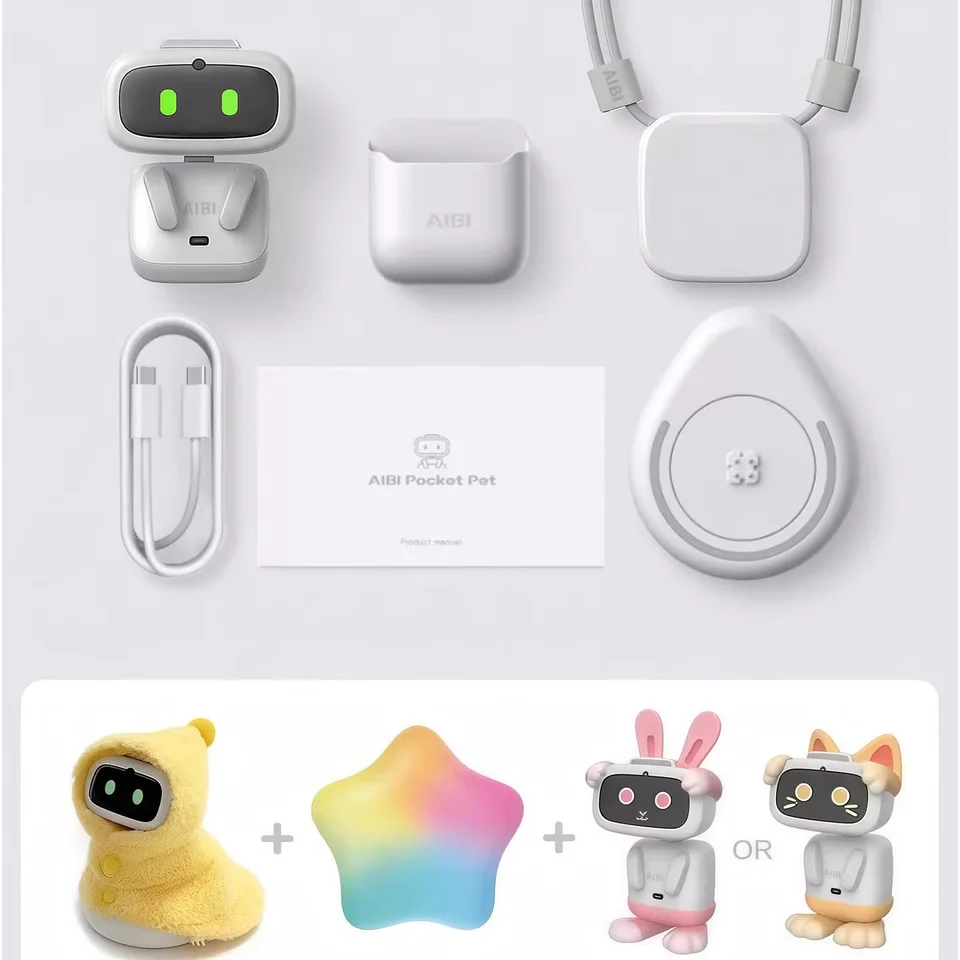 AIBI Pocket Robot Wifi Connect Voice Conversation AI Electronic