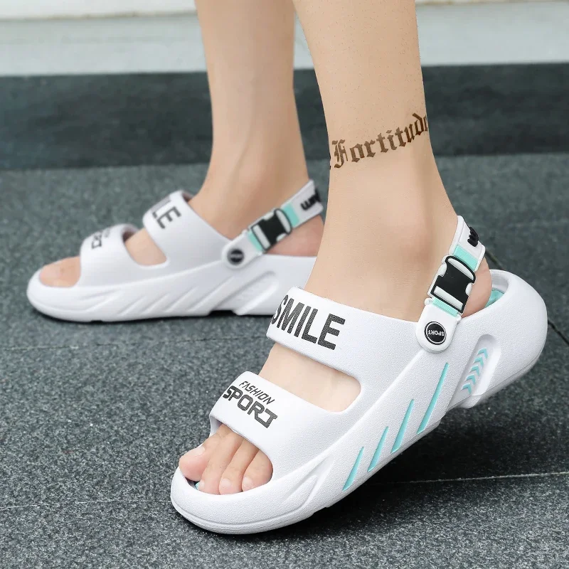 NEUE männer Massage Hausschuhe Outdoor Sandalen Strand Bequeme Weiche Rutschen Casual Schuhe Männer Indoor Outdoor Hausschuhe Große Größe 39-48 – Detail 19