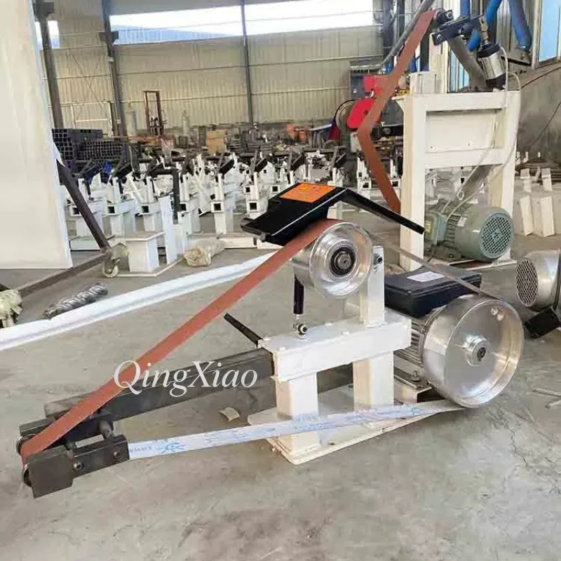 Multi-functional Industrial Belt Sander Metal Workpiece Flat Concave Arc Grinder Steel Sheet Deburring Polishing Sanding Machine