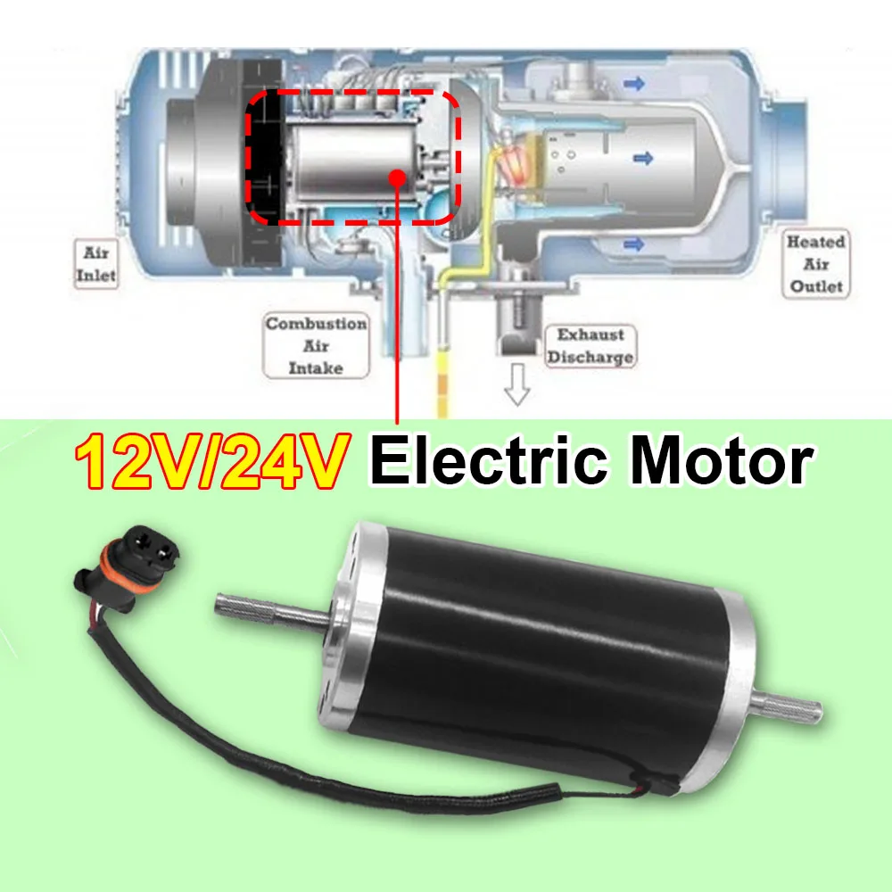 Car Heater Electric Motor For Air Diesel Parking Heater For Eberspacher Airtronic 12V 24V D2 D4 Auto Accessories