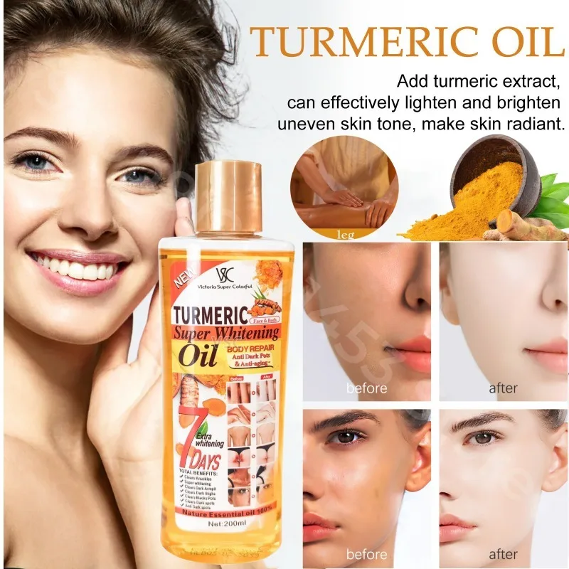 

Turmeric Essential Oil with For Skin Massage, Body Massage, Diffuser, Aromatherapy Hair Face Care Anti Wrinkle Remove Dark Spots