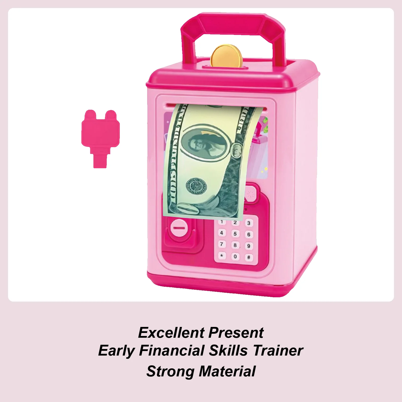 Banques pour enfants pour un vrai argent, pièce de monnaie électronique, porte-monnaie Musical drôle pour enfants de 5 à 10 ans, étudiants, noël, anniversaire