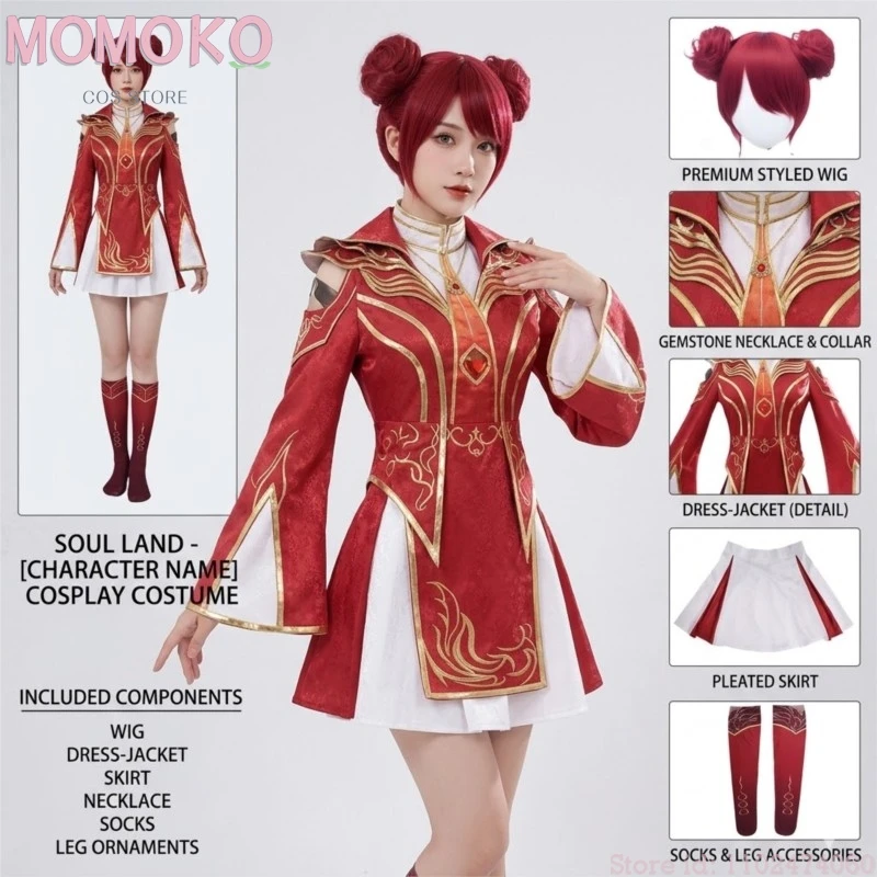 

Soul Land Unrivaled Tang Sect Ma Xiaotao Cosplay Costume Ancient Chinese Style Outfit For Women Anime Cos Dress Halloween Party