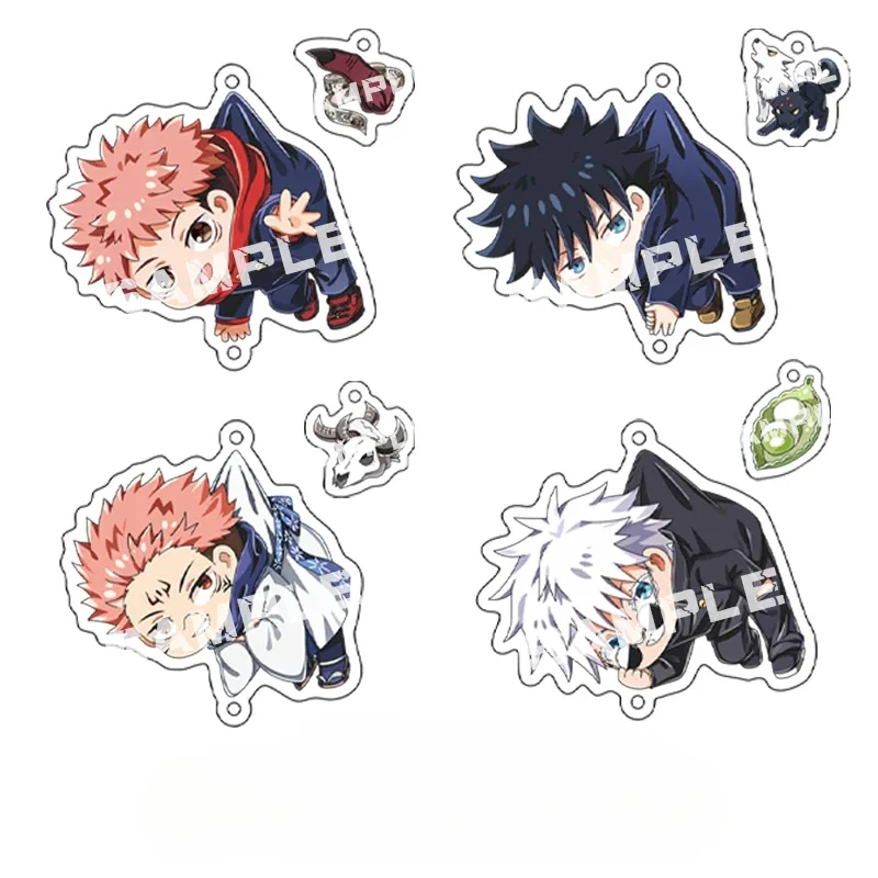 

Anime Jujutsu Kaisen Itadori Yuji Satoru Gojo Fushiguro Megumi Ryomen Sukuna Cosplay Keychain Pendant Ornament Xmas Gifts