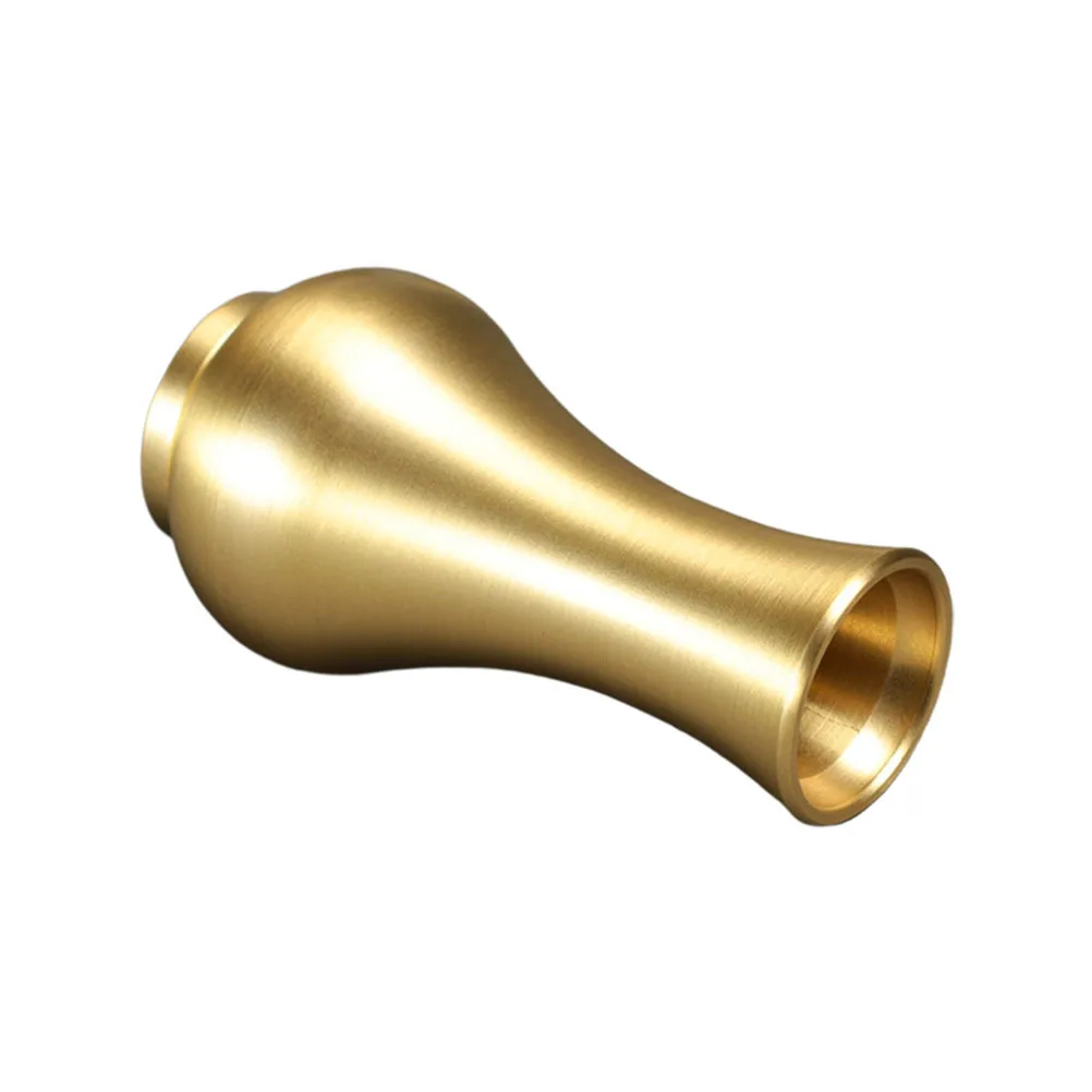 

1pc Brass Flower Vase Decor Small Brass Vase For Home Office Desk Table Modern Simple Design Artistic Household Ornament