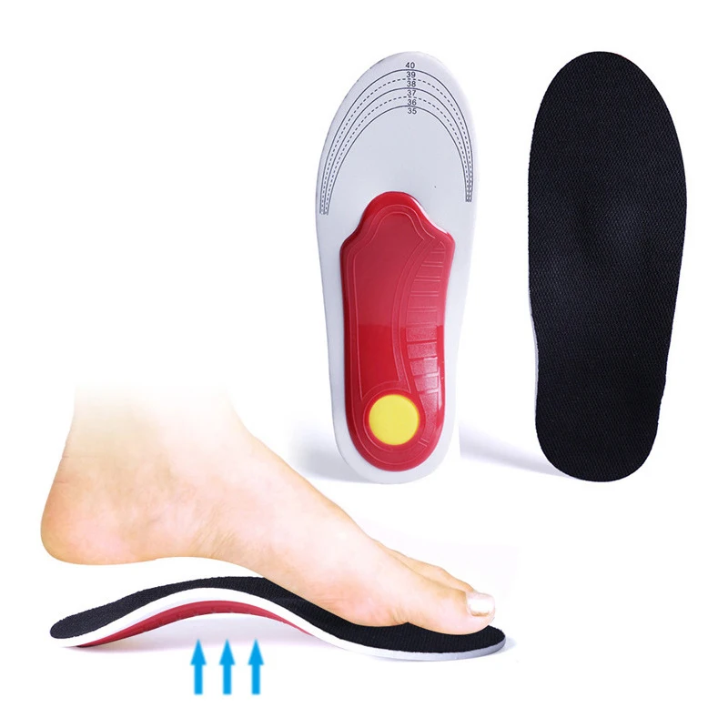 

Orthopedic Insoles for Flat Foot Orthotics Gel shoes sole Insert Pad Arch Support Pad For Plantar fasciitis Feet Care Unisex