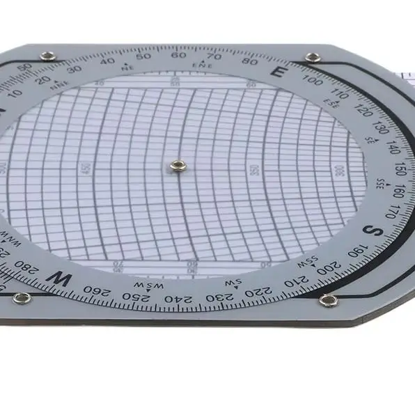 E6B Flight Computer Aviation Slide Rule Plastic For Plotter For Flight Training Measurement Tool ABS Transparent