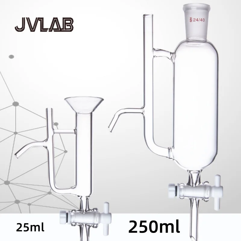 Essential Oil Hydrosol Separator 25ml/250ml PTFE Piston Funnel Low-Dose Precision Fractionation Purification JVLAB - Image 3