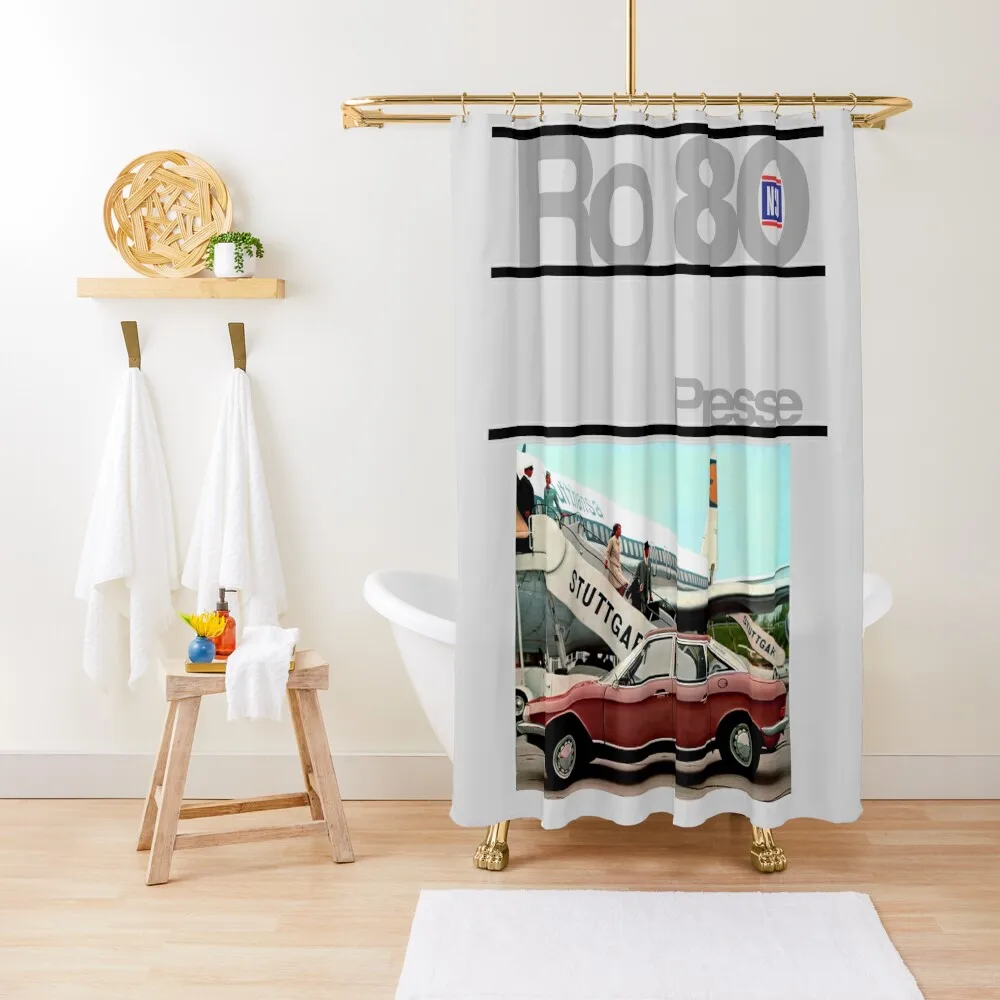 

NSU Ro80 - BROCHURE Shower Curtain Cover Bathroom Box Bathroom Decor For Bathrooms With Beautiful Designs Curtain