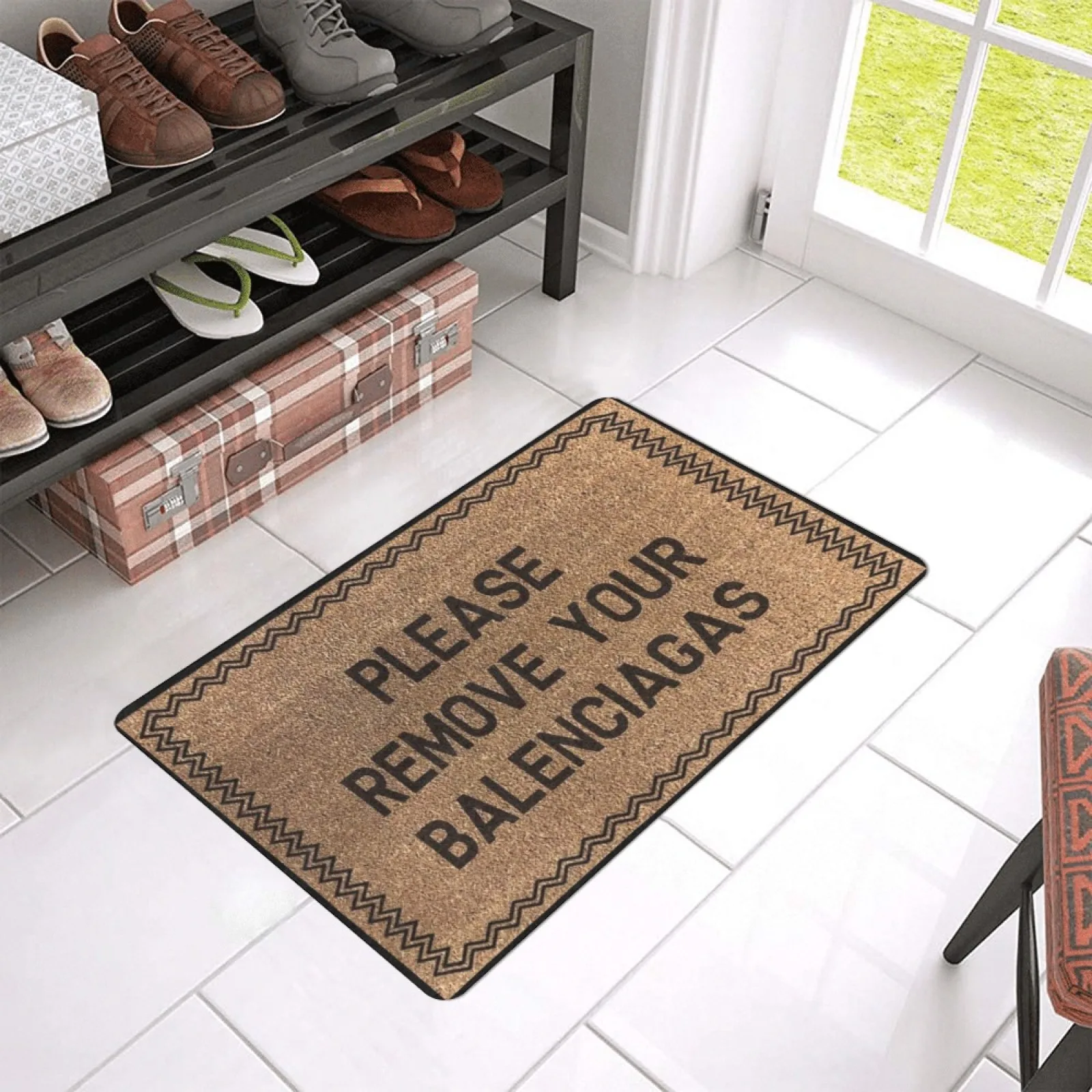 Remove Your Balenciagas баленсиага Entrance Floor Mat Non-slip Doormat Home Port Outdoor Indoor Rubber Door Mat