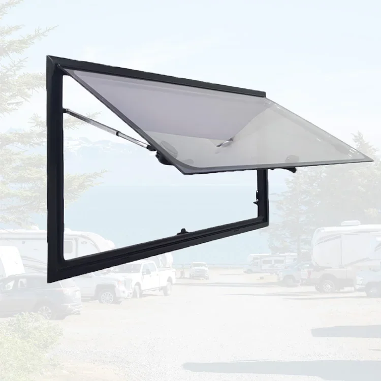 Hot sell best quality from China factory RV parts Motorhome window 23 right angle aluminum alloy caravan window