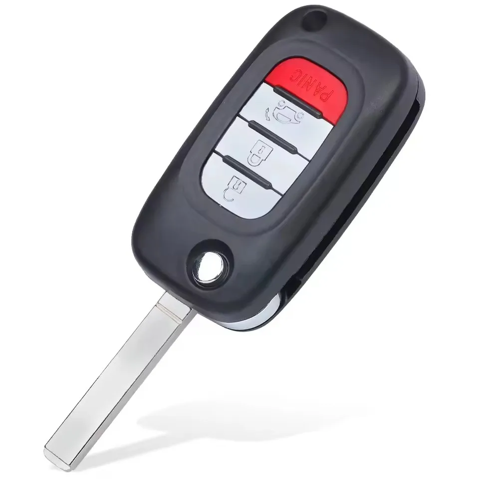Funda con tapa para llave remota para Mercedes Benz Smart Fortwo 453 Forfour 2015 2016 2017 Fob Cover VA2 hoja de llave sin logotipo