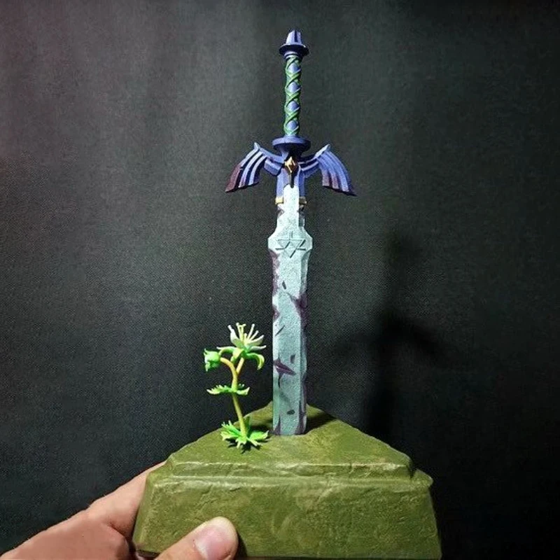 The Legend of Zelda Breath of the Wild Figures Master Sword Link Action Figure PVC Collection 26cm Ornaments Figurine Model Toys