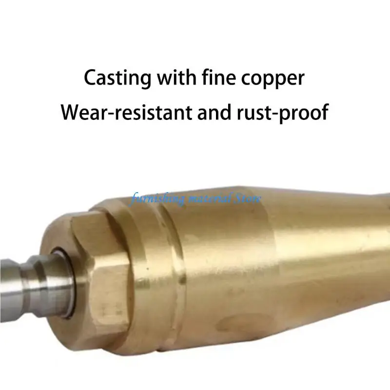 Y5GD Quick Connecting 1/4 Inch High Pressure Rotating Nozzle For Deep Cleaning Tasks
