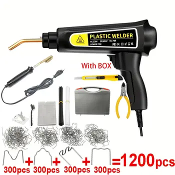 70W Plastic Welder Kit for Bumper Repair Hot Stapler Welding Gun Plastic Welding with Electric Soldering Iron Car Bumper Repair